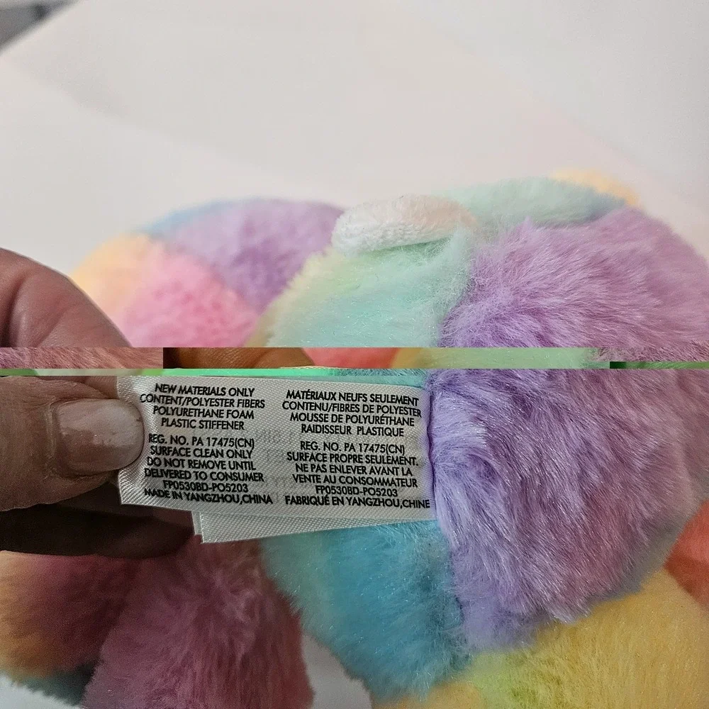 Licensed Genuine Sanrio Hello Kitty Plush Soft Toy Sherbert Rainbow Kidcore